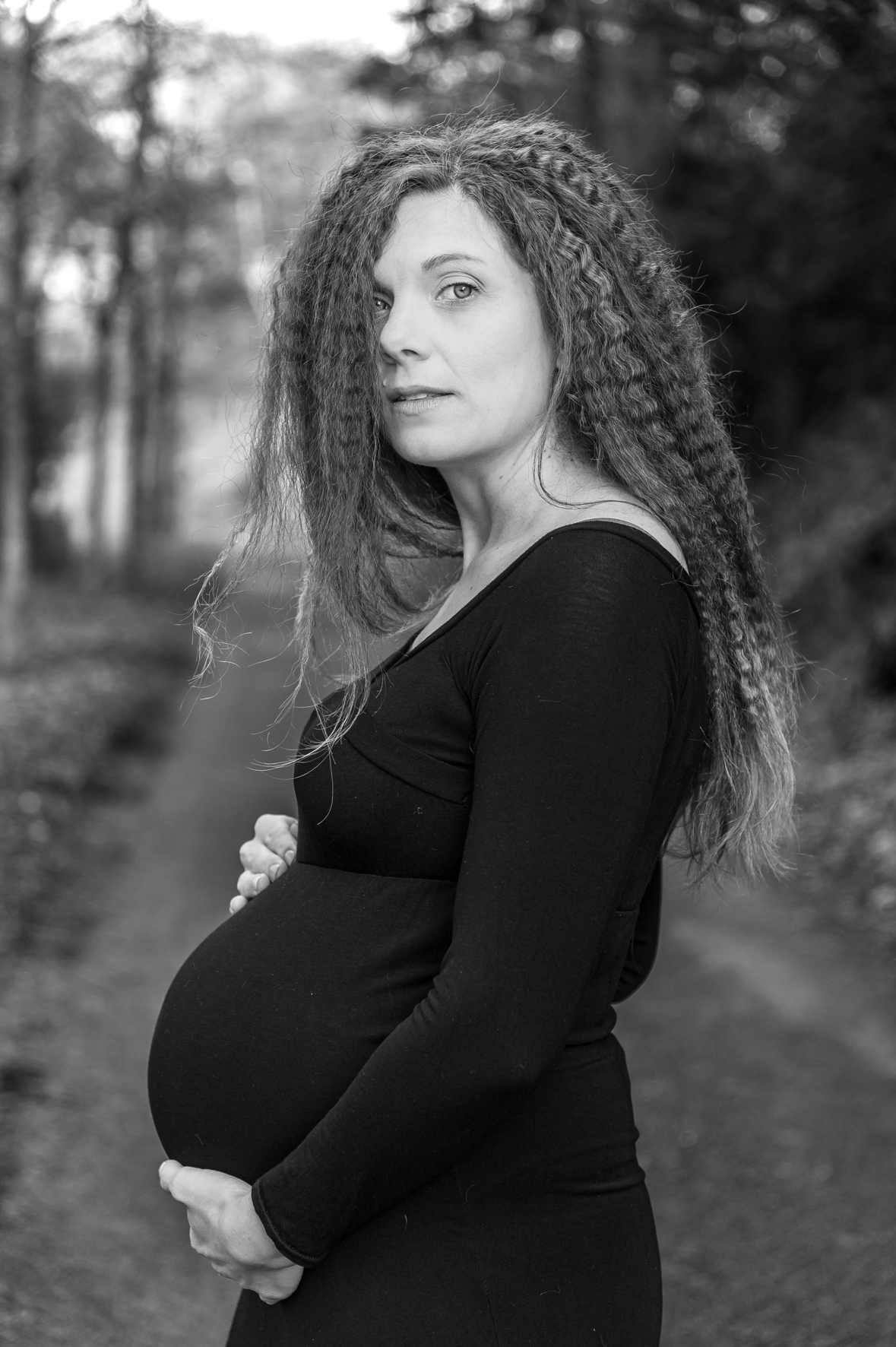 Portrait Photo d'une femme réalisé lors d'un photoshooting à Mornant dans le Rhône